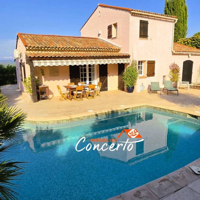 Vente villa avec piscine à Roquebrune-Sur-Argens. Var
